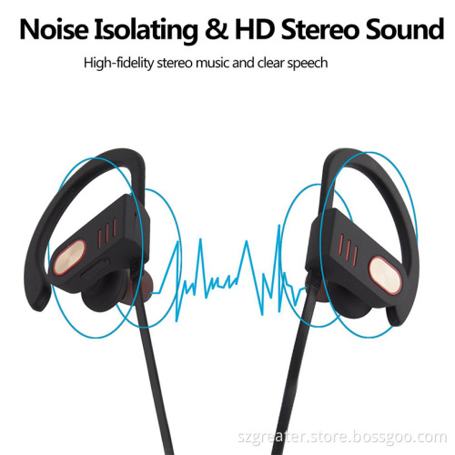 2017 Sport Stereo Wireless Bluetooth headset Cheap Custom Headphone with CSR8635 chipset